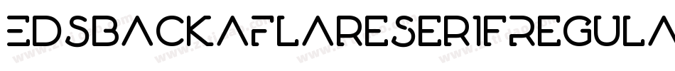 EdsbackaFlareSerifRegular-voWA字体转换