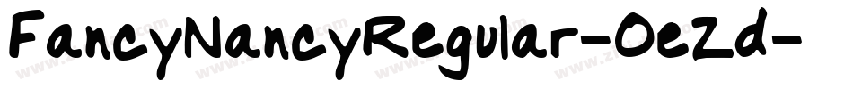 FancyNancyRegular-OeZd字体转换