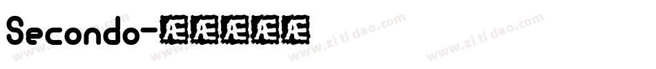 Secondo字体转换