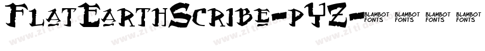 FlatEarthScribe-pYZ字体转换