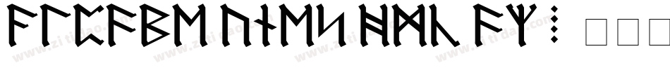 AlpabeRunesChmc-axB5R字体转换