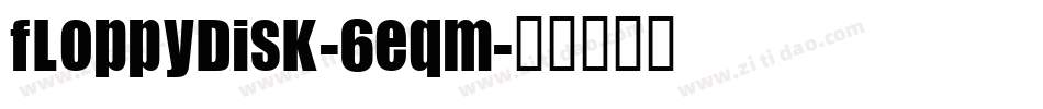 Floppydisk-6EqM字体转换