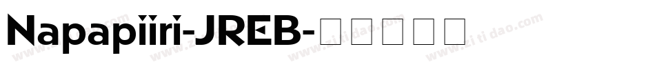 Napapiiri-JREB字体转换