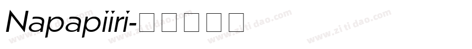 Napapiiri字体转换