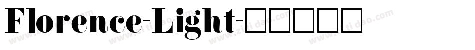 Florence-Light字体转换