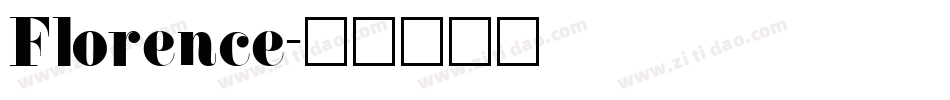 Florence字体转换