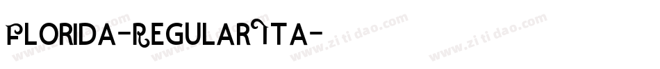 Florida-RegularIta字体转换