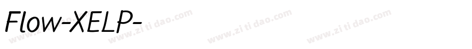 Flow-XELP字体转换
