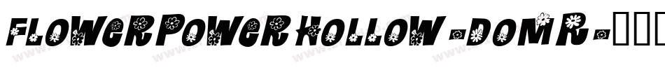 FlowerPowerHollow-domR字体转换