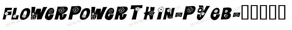 FlowerPowerThin-PyEB字体转换