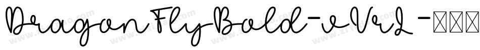 DragonFlyBold-vVrL字体转换