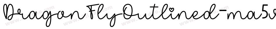DragonFlyOutlined-ma5v字体转换
