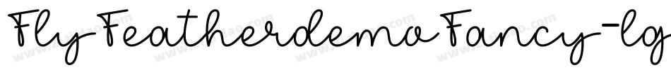 FlyFeatherdemoFancy-lgx0X字体转换