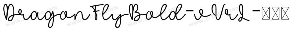 DragonFlyBold-vVrL字体转换