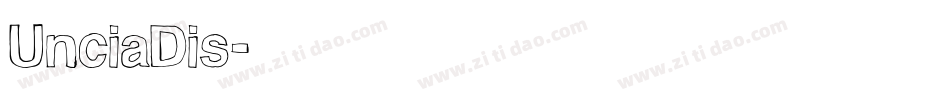 UnciaDis字体转换