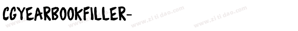 CgYearbookFiller字体转换