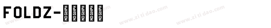 Foldz字体转换