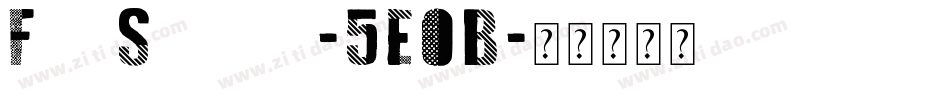 FolkShadow-5EOB字体转换