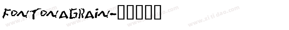 FontOnAGrain字体转换