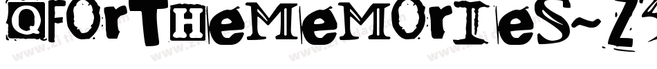 QForTheMemories-Z3ql字体转换