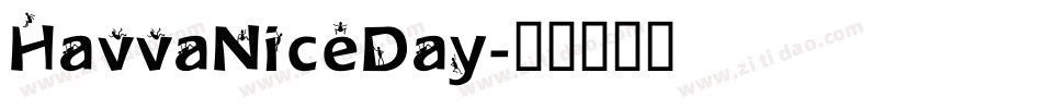 HavvaNiceDay字体转换