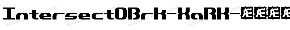 IntersectOBrk-XaRK字体转换