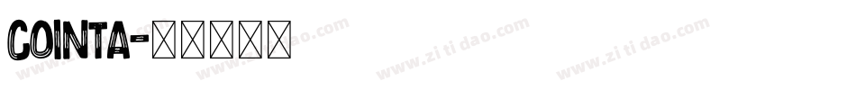 Cointa字体转换