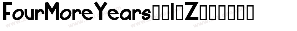 FourMoreYears-3l3Z字体转换