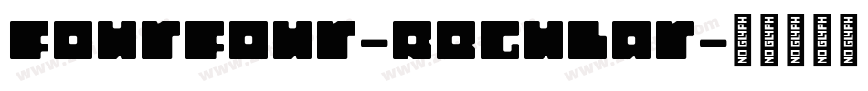 FourFour-Regular字体转换