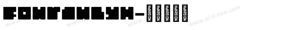 FourJulyH字体转换