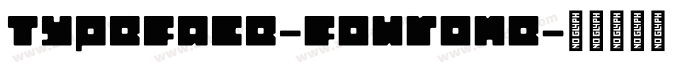 Typeface-FourOne字体转换