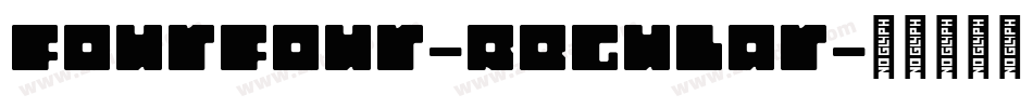 FourFour-Regular字体转换