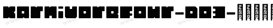 KarnivoreFour-Do3字体转换