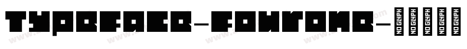 Typeface-FourOne字体转换