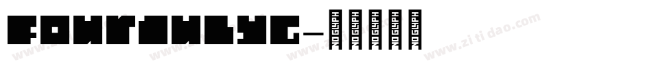 FourJulyG字体转换