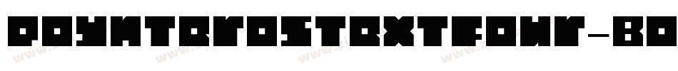 PoynterOSTextFour-Bold字体转换