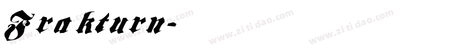 Frakturn字体转换