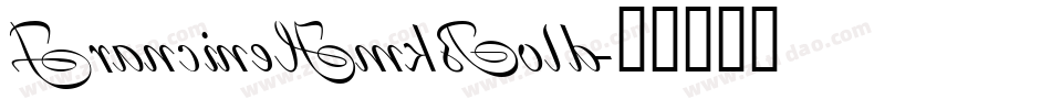 FrancineHmkBold字体转换