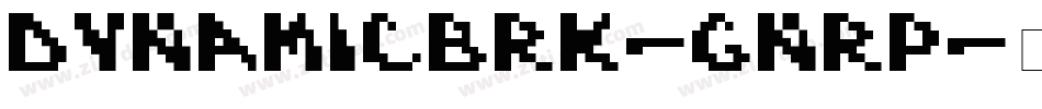 DynamicBrk-GnRP字体转换