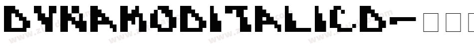 DynamoDItalicD字体转换