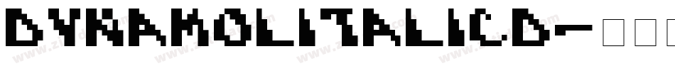 DynamoLItalicD字体转换