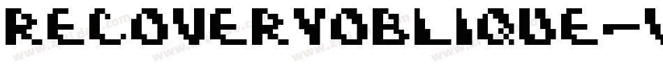 RecoveryOblique-v7VL字体转换