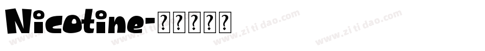 Nicotine字体转换