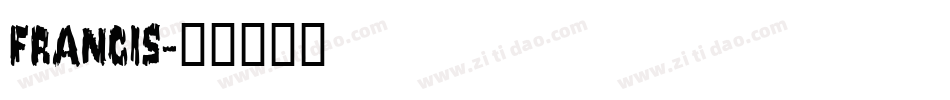 Francis字体转换
