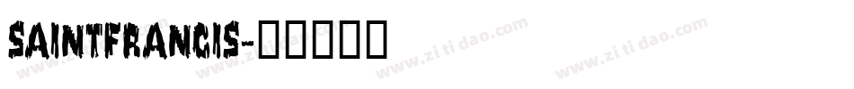 SaintFrancis字体转换