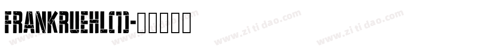 FrankRuehl(1)字体转换
