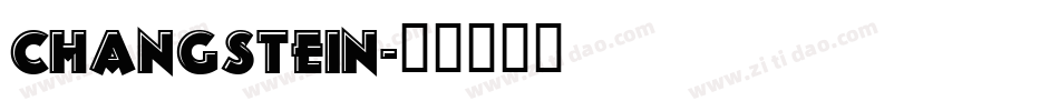 Changstein字体转换