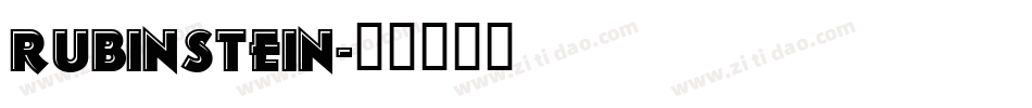 Rubinstein字体转换