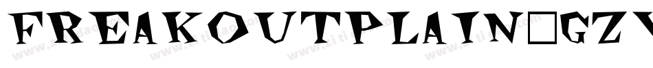 FreakoutPlain-GZWg字体转换