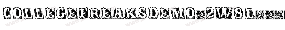 CollegeFreaksDemo-2w8l字体转换